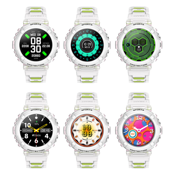 Kids Smart Watch KF02 Bluetooth Game Watch Transparent Case