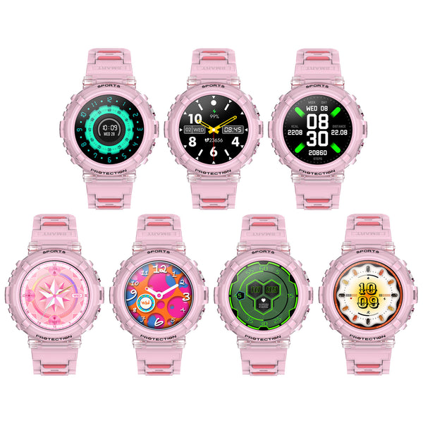 Kids Smart Watch KF02 Bluetooth Game Watch Transparent Case